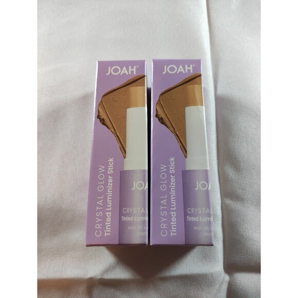 2 PK Joah Crystal Glow Tinted Luminizer Stick Light Medium Warm Undertones MW020 - Picture 1 of 2